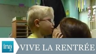 La rentrée des classes à Pfulgriesheim  Archive vidéo INA [upl. by Ellivnarg]