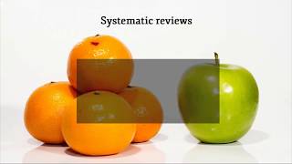 2 Systematic reviews and meta analysis [upl. by Eenaj64]