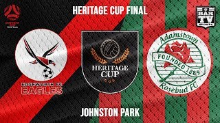 2020 Heritage Cup Final  Edgeworth Eagles v Adamstown Rosebuds [upl. by Malonis343]