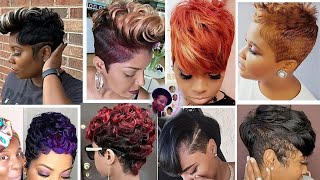 25 Best Short PIXIE HAIRCUT Hairstyles For Black Women 💕 20222023 [upl. by Thurlow]