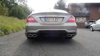 Mercedes Benz CLS 500 Sound Exhaust [upl. by Braca]