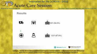 VIRTUAL TRIAGE FROM FREESTANDING EMERGENCY DEPARTMENTS [upl. by Nylesoj]