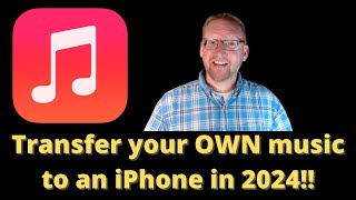 How to transfer your OWN music to an iPhone 2024  Transfer ANY MP3 file [upl. by Garfinkel]