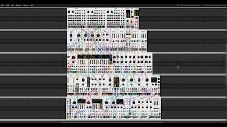 ONLY FUNDAMENTAL VCV RACK modules patch  Techno CHALLENGE [upl. by Leiuqeze]