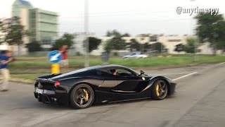 Powersliding and Drifting a Laferrari at the Pagani Factory [upl. by Bauske71]