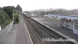 Cross Country Trains HST Pass Par Station 10 Sept 2011 1730 HD 1080p [upl. by Damick]