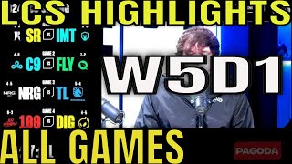 LCS Highlights Week 5 Day 1 ALL GAMES  LCS Spring 2024 W5D1 [upl. by Kenji]