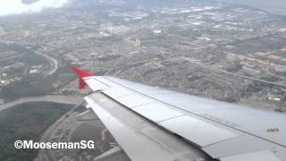 ✈ AirAsia Landing at Penang [upl. by Noyk]