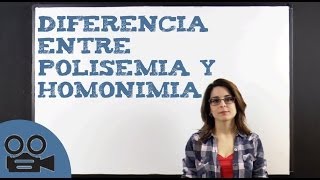 Diferencia entre polisemia y homonímia [upl. by Asilrahc735]