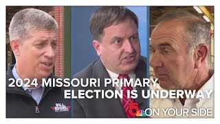 Missouri primary election begins eyes are on several key races [upl. by Curzon]