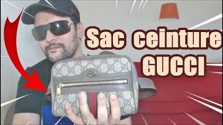 Sac Ceinture GUCCI Ophidia banane UNBOXING Fr [upl. by Eedak]