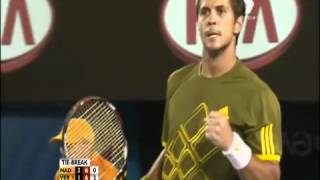 Best TieBreak ever Nadal Verdasco Australian Open 2009 [upl. by Papke]