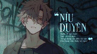 Níu Duyên Lofi  Lê Bảo Bình LYRIC VIDEO [upl. by Seldun]