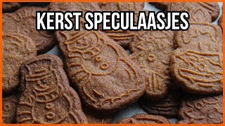 Kerst Speculaasjes  Traditioneel Koekjes Recept  How To Make  dekeukenvanjordi [upl. by Haret]