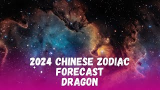 2024 Chinese Zodiac Forecast Dragon [upl. by Anyrb]