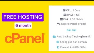 Reg hosting cpanel free 6 tháng cực ngon  Vua Share Key [upl. by Ginni980]