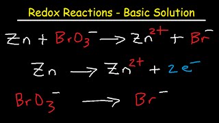 How To Balance Redox Equations In Basic Solution [upl. by Drannel]