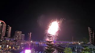 Melbourne docklands New Year Firework 2022 [upl. by Kaule]