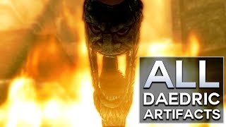 Skyrim  All Daedric Artifacts [upl. by Cheung513]