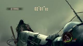 RESIDENT EVIL 5 jill axeman death [upl. by Ecyob]