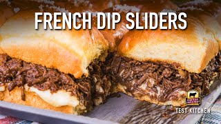 Instant Pot French Dip Sliders  Beef Shoulder Roast Recipe [upl. by Anelet675]