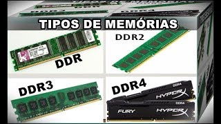 Dicas Para PC – Veja as Diferenças e Características das Memórias RAM DDR DDR2 DDR3 e DDR4 [upl. by Leyes]