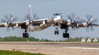 Russian Strategic Bomber  Tupolev TU 95 [upl. by Garnett]