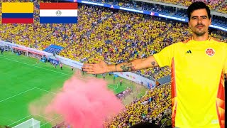 European Experiences Copa América With Crazy Colombian Fans Colombia vs Paraguay [upl. by Iden350]