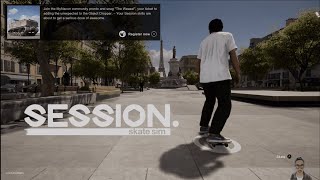 Jugando el nuevo DLC Paris de Session Skate Sim [upl. by Hadley]