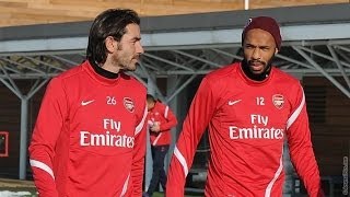 Thierry Henry amp Robert Pires Back At Arsenal [upl. by Notlef]