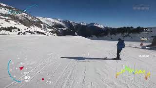 Andorra  Vallnord  Arinsal  Port Vell full ski descent from a beginner [upl. by Harte907]