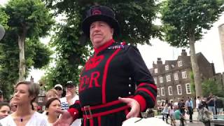 Beefeater Imitates Trump during guided tour around the Tower of London [upl. by Ahsiri]