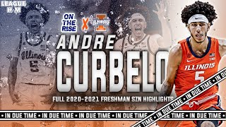 Andre Curbelo Full 2021 SZN Highlights  AllB1G Freshman amp 6th Man of Year  Illini Floor General [upl. by Nosemaj]