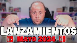 Emocionantes lanzamientos para Nintendo Switch en Mayo 2024 😁 [upl. by Paquito]