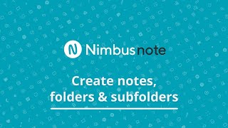 How to create notes folders amp subfolders [upl. by Ettenajna]