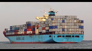 Onboard Container Ship HD 60fps [upl. by Sirdi]