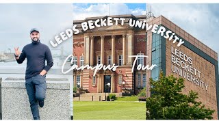 Which is the Best University in UK A Review about Leeds Beckett University  Campus Tour [upl. by Imrots]