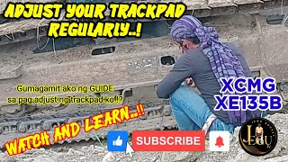 BEST WAY TO ADJUST THE TRACKPAD OF AN EXCAVATOR PAANO GUMAMIT NG GUIDE SA PAG AADJUST NG TRACKPAD [upl. by Enasus485]