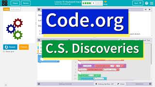 Codeorg Lesson 164 Keyboard Input  Tutorial with Answers  CS Discoveries Unit 3 [upl. by Fernand]