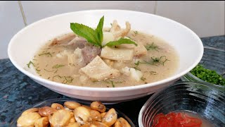 SOPA PATASCA RECETA PERUANA   CALDO DE MOTE [upl. by Hodgson]