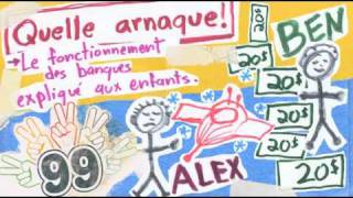 Le fonctionnement des banques expliqué aux enfants [upl. by Newel560]