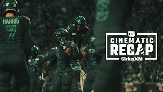 CFL Western SemiFinal  BC vs Saskatchewan  Cinematic Recap [upl. by Atat]