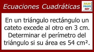 Problema 2 con ECUACIONES CUADRÁTICAS [upl. by Nikola]