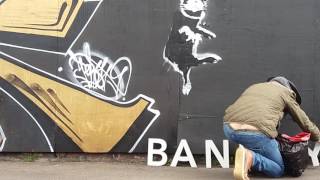 BANKSY SPOTTED KIDDERMINSTER 2017 [upl. by Hillhouse]