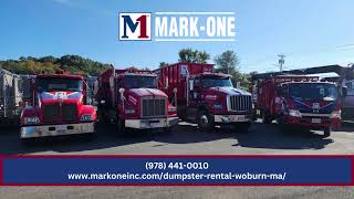 Dumpster Rental Woburn MA  MarkOne  9784410010 [upl. by Conover]