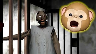 GRANNY LOCKED ME IN JAIL Horror Game [upl. by Shamma]