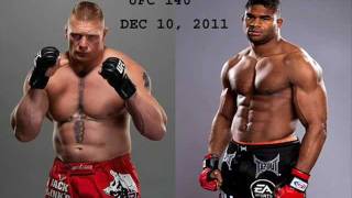 BROCK LESNAR vs ALISTAIR OVEREEM  UFC 141 [upl. by Anyah158]