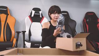 AKRacing Gaming Chair Assembly  French Subtitles [upl. by Al]