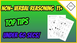 Top Tips to Improve NonVerbal Reasoning 11  Grammar School Test Tips [upl. by Yelda]