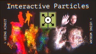 Interactive Particles using particlesGpu in touchdesigner [upl. by Kciredorb]